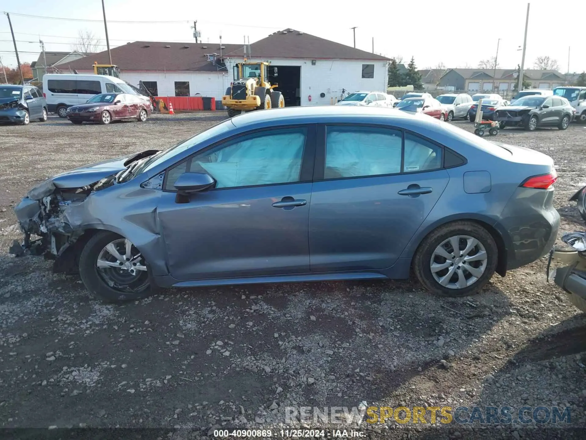 14 fotografías del automóvil dañado 5YFEPMAE6MP173813 TOYOTA COROLLA 2021
