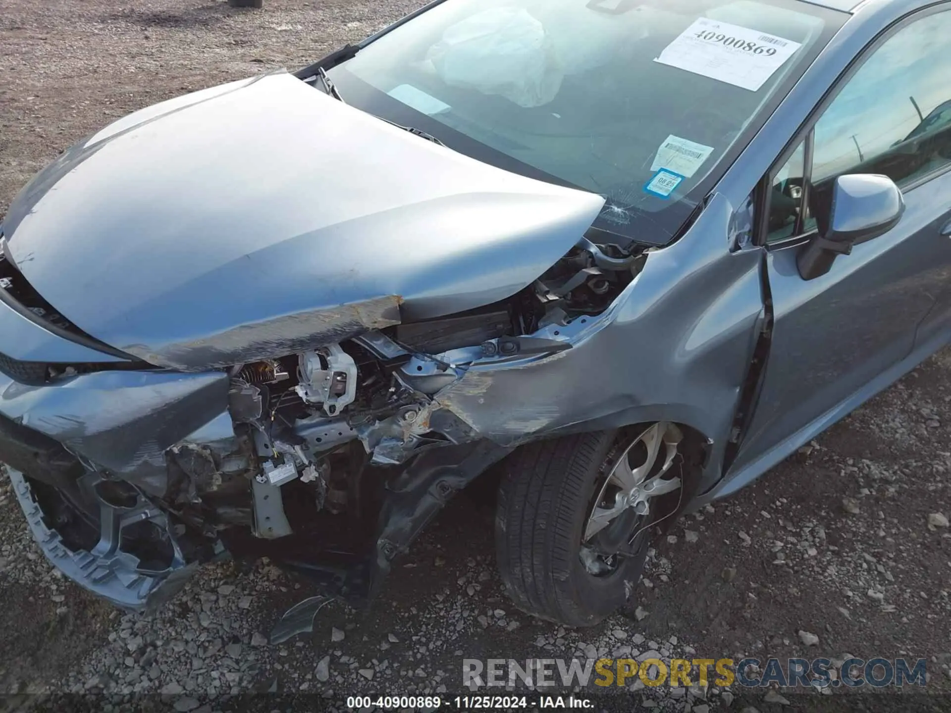 17 fotografías del automóvil dañado 5YFEPMAE6MP173813 TOYOTA COROLLA 2021