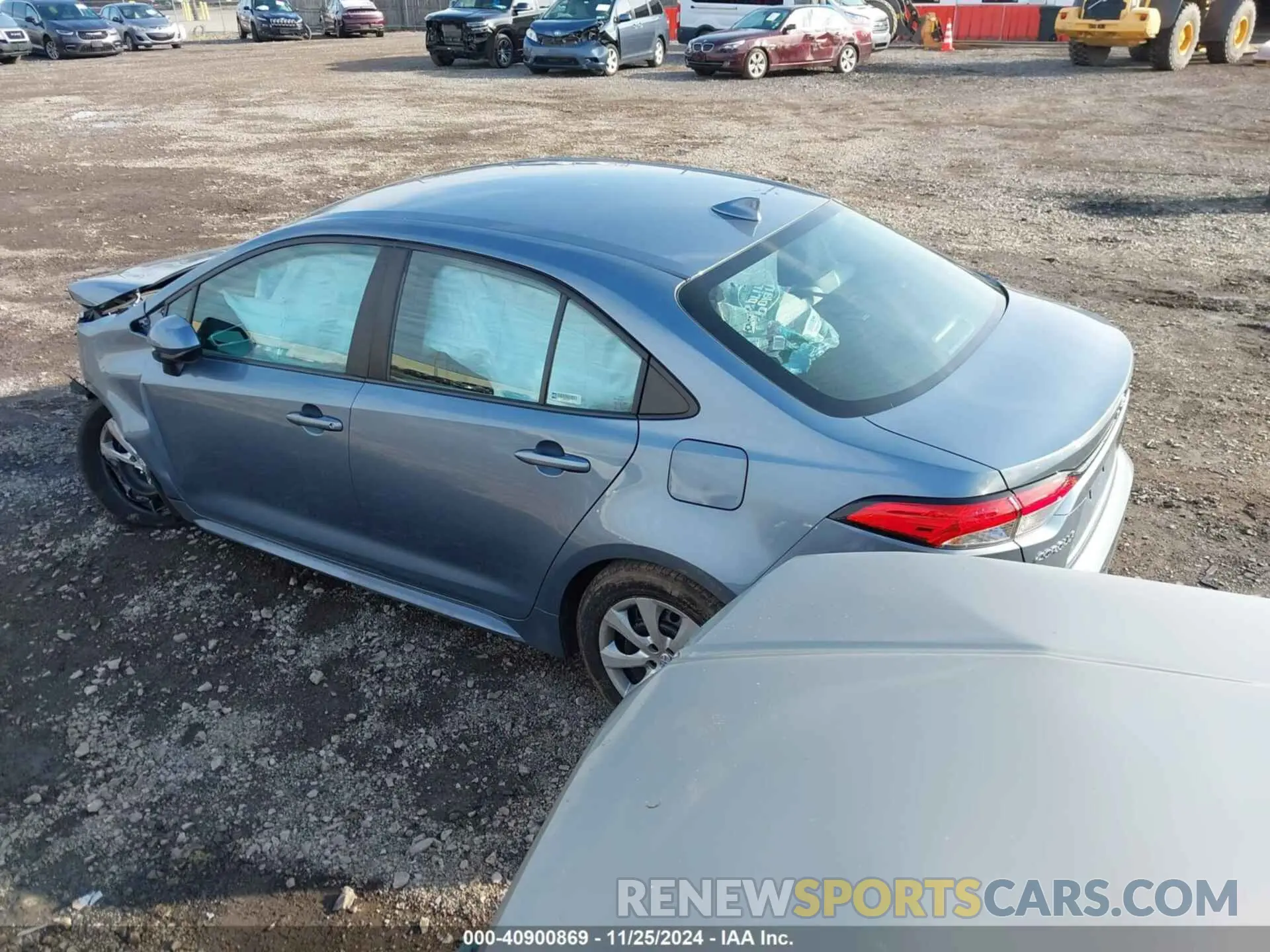 3 fotografías del automóvil dañado 5YFEPMAE6MP173813 TOYOTA COROLLA 2021