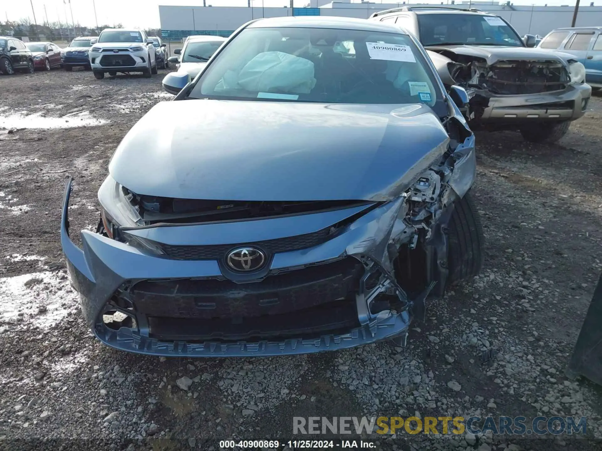 6 fotografías del automóvil dañado 5YFEPMAE6MP173813 TOYOTA COROLLA 2021