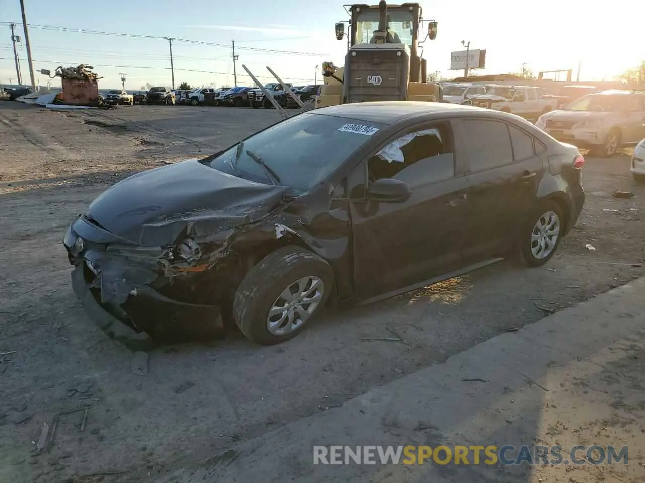 1 fotografías del automóvil dañado 5YFEPMAE6MP174010 TOYOTA COROLLA 2021