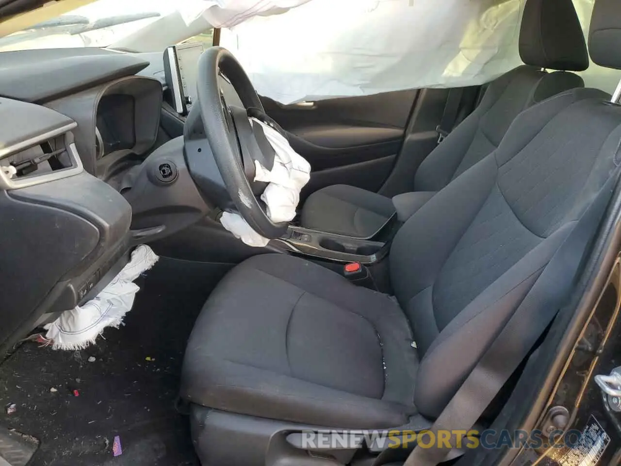7 fotografías del automóvil dañado 5YFEPMAE6MP174010 TOYOTA COROLLA 2021