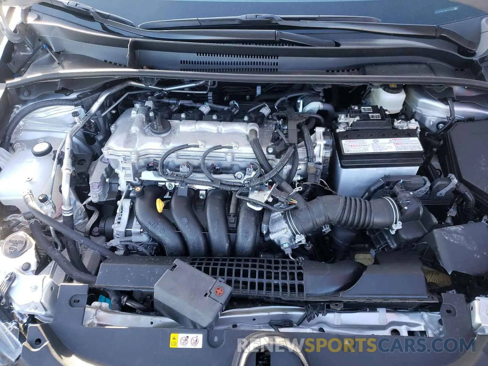 7 fotografías del automóvil dañado 5YFEPMAE6MP178736 TOYOTA COROLLA 2021