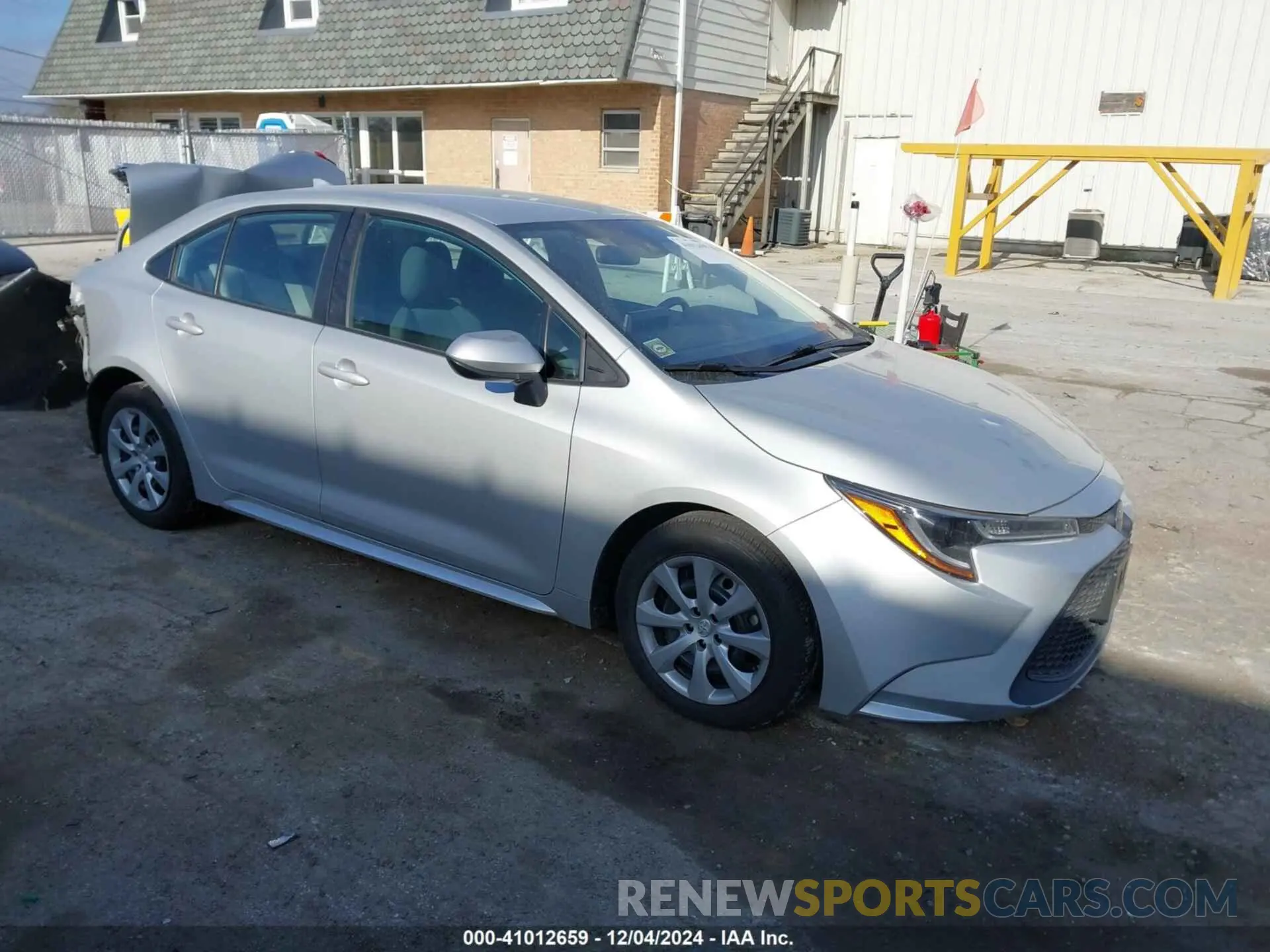 1 fotografías del automóvil dañado 5YFEPMAE6MP179613 TOYOTA COROLLA 2021