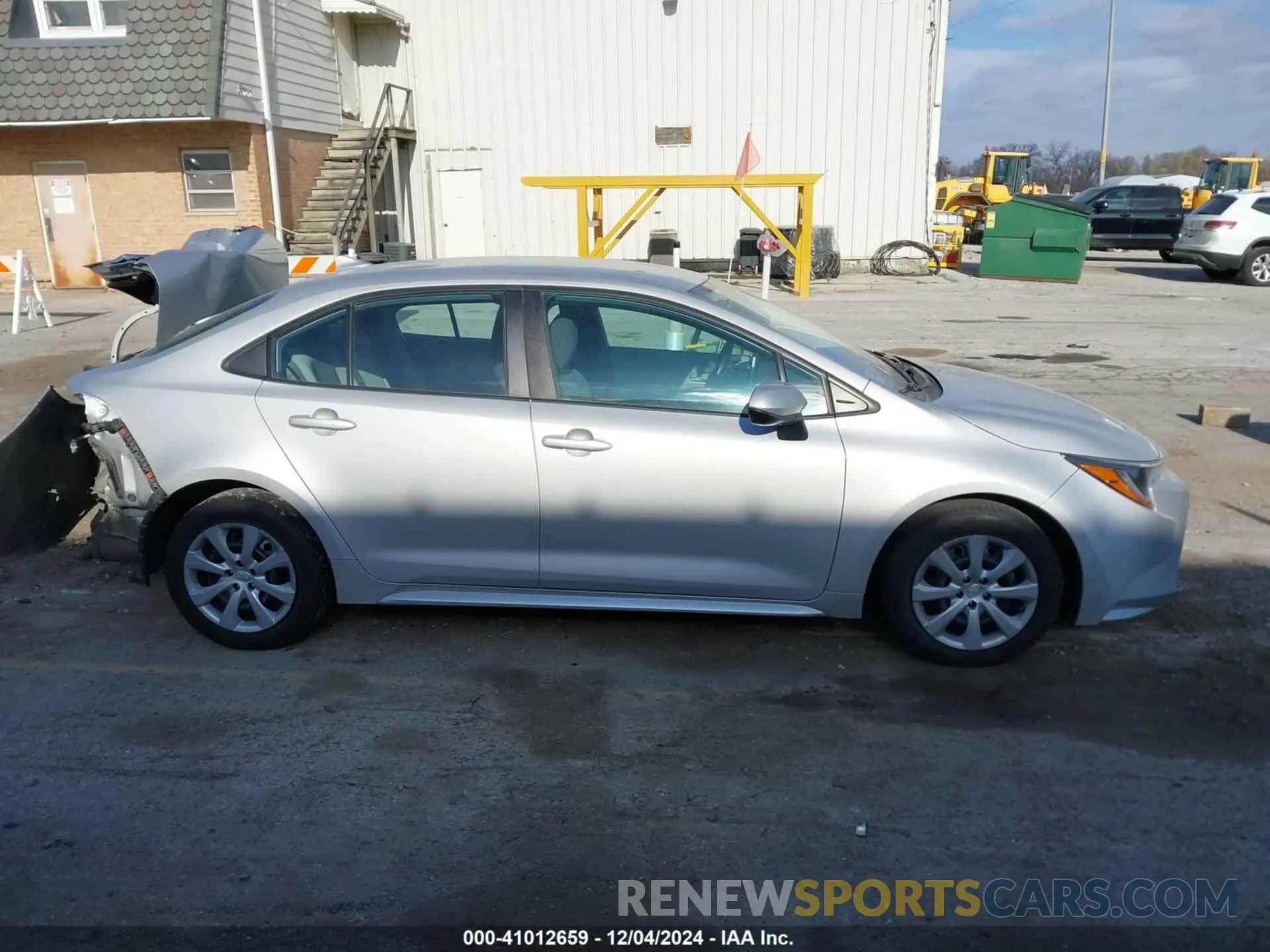 14 fotografías del automóvil dañado 5YFEPMAE6MP179613 TOYOTA COROLLA 2021