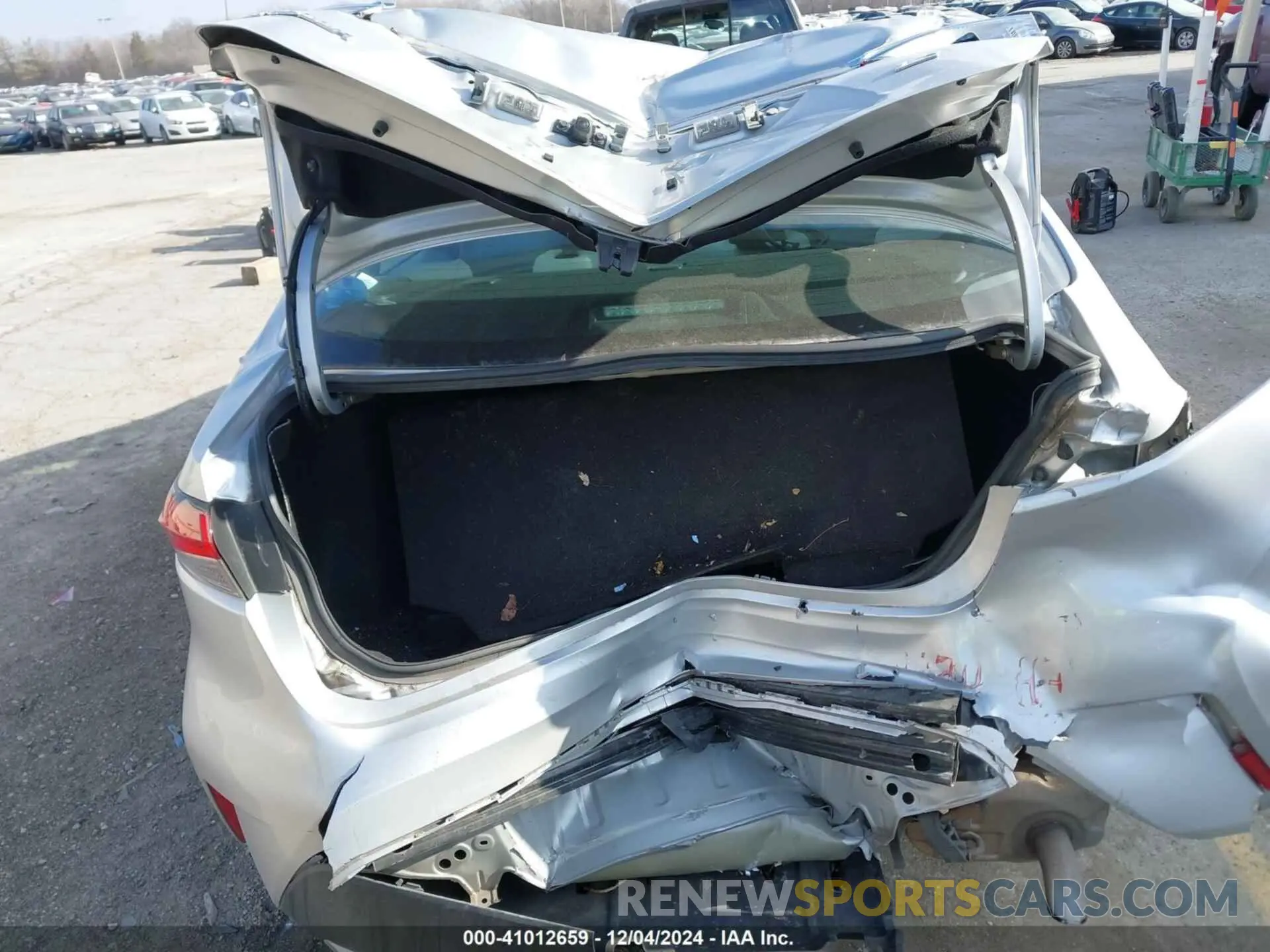 6 fotografías del automóvil dañado 5YFEPMAE6MP179613 TOYOTA COROLLA 2021