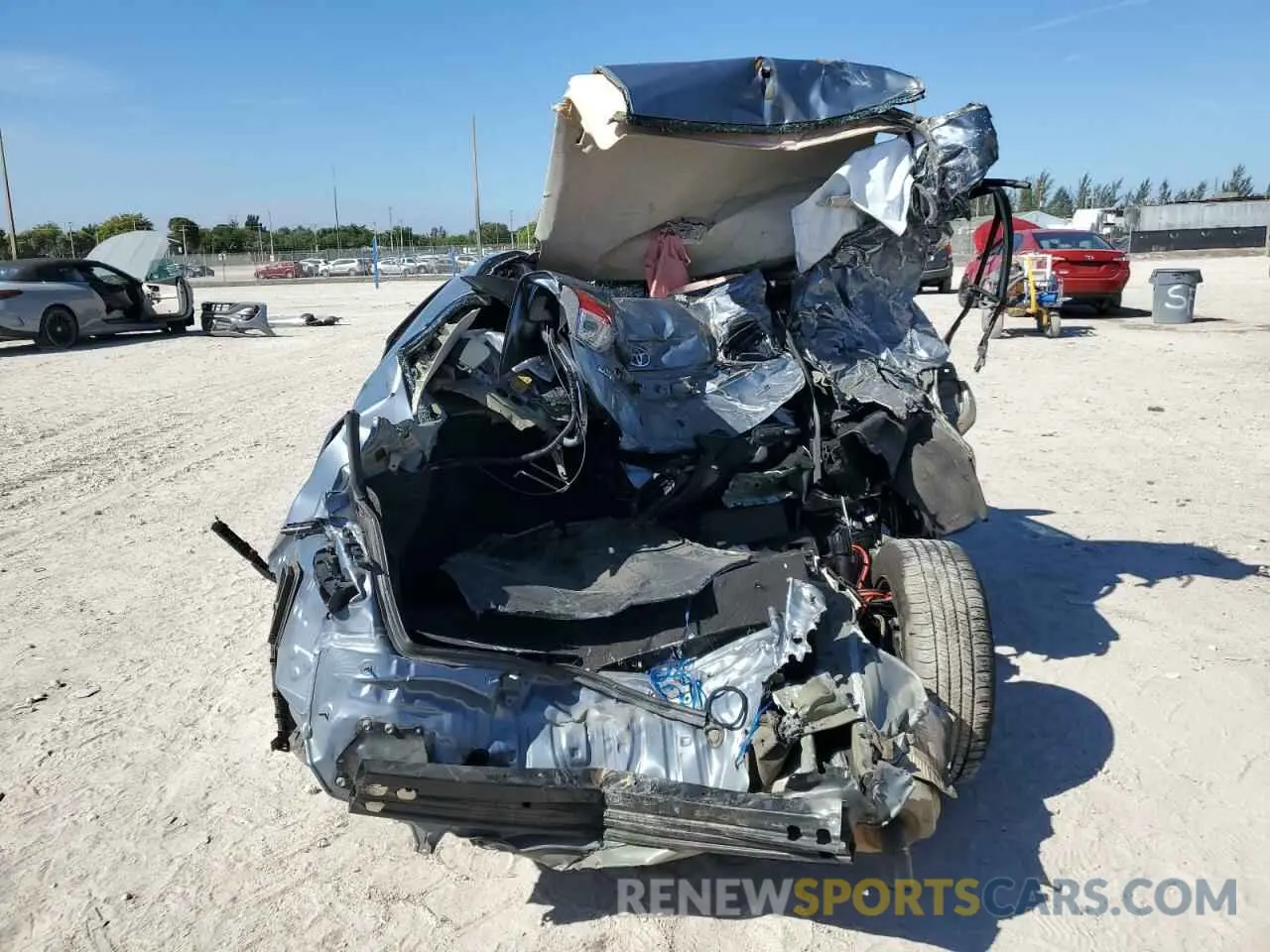 6 fotografías del automóvil dañado 5YFEPMAE6MP181541 TOYOTA COROLLA 2021