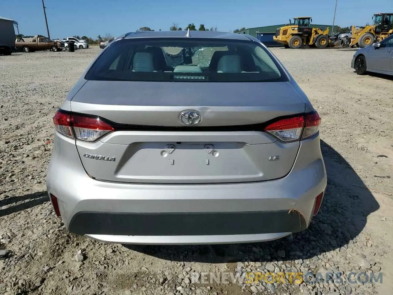6 fotografías del automóvil dañado 5YFEPMAE6MP182172 TOYOTA COROLLA 2021