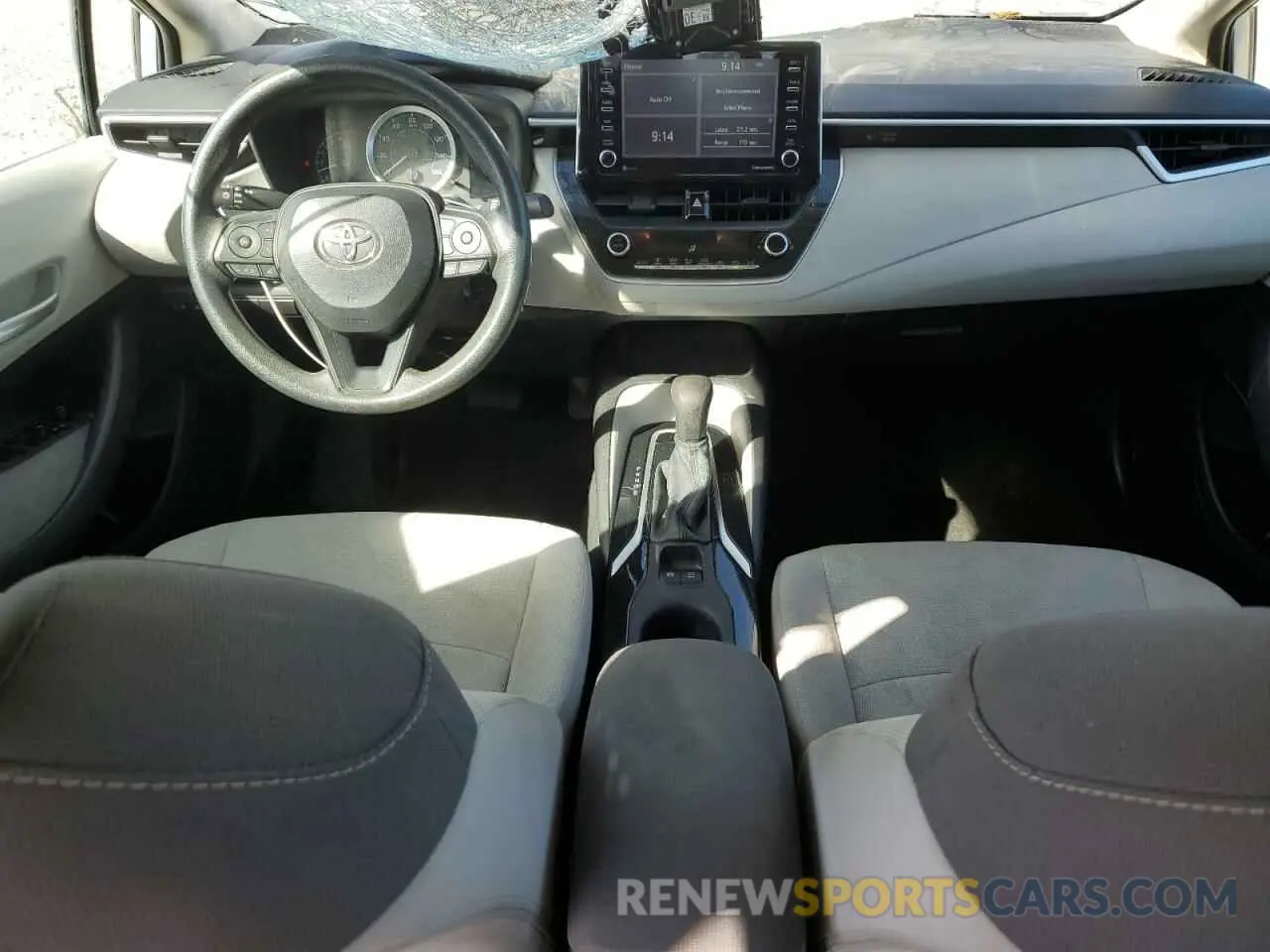 8 fotografías del automóvil dañado 5YFEPMAE6MP182172 TOYOTA COROLLA 2021