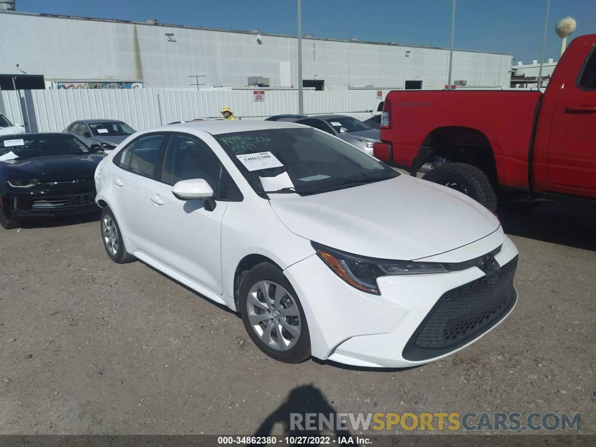 1 fotografías del automóvil dañado 5YFEPMAE6MP183841 TOYOTA COROLLA 2021