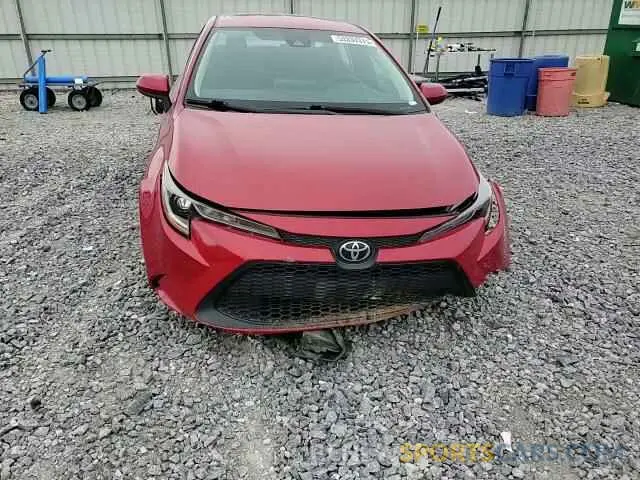 11 fotografías del automóvil dañado 5YFEPMAE6MP184276 TOYOTA COROLLA 2021