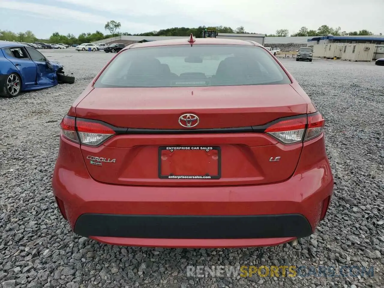 6 fotografías del automóvil dañado 5YFEPMAE6MP184276 TOYOTA COROLLA 2021