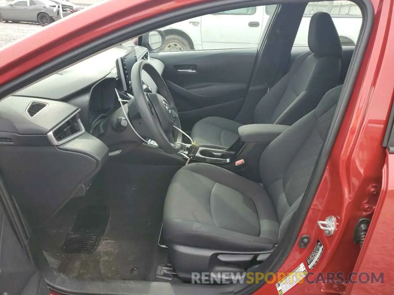 7 fotografías del automóvil dañado 5YFEPMAE6MP184276 TOYOTA COROLLA 2021