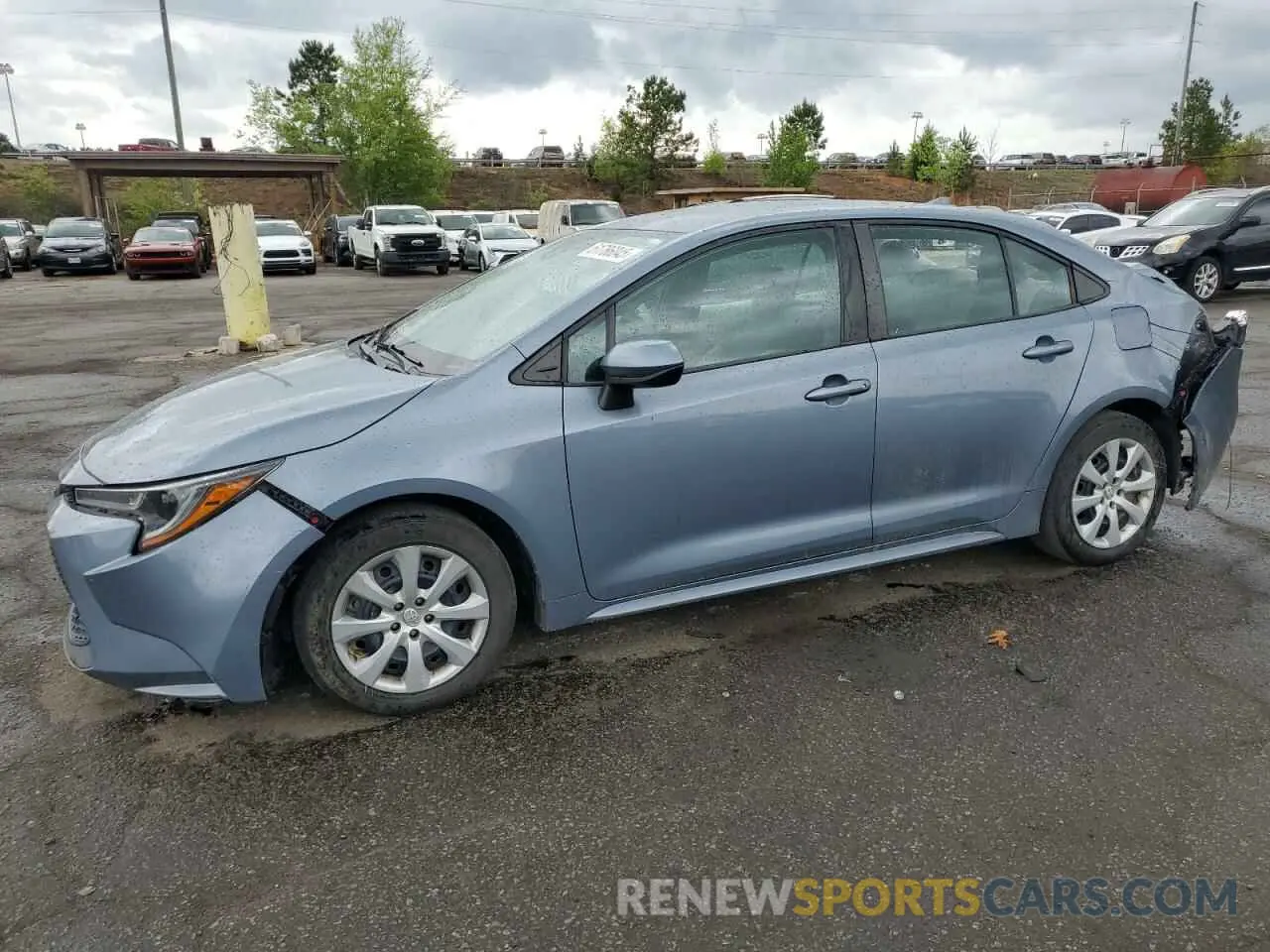 1 fotografías del automóvil dañado 5YFEPMAE6MP187307 TOYOTA COROLLA 2021