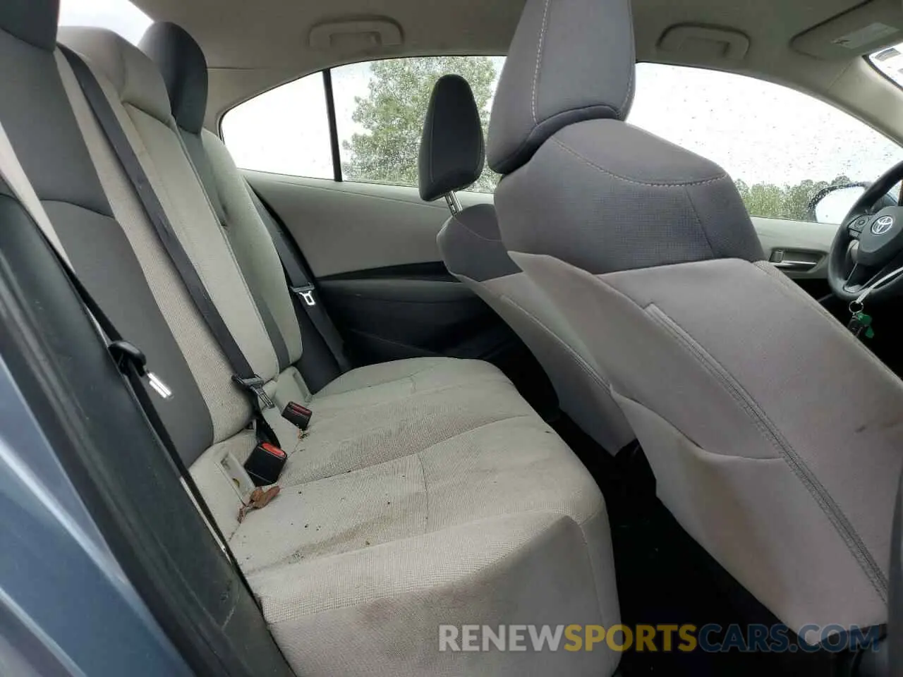 10 fotografías del automóvil dañado 5YFEPMAE6MP187307 TOYOTA COROLLA 2021