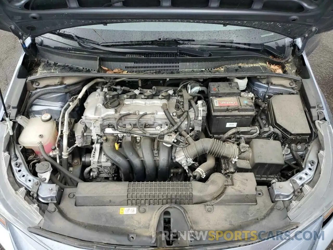11 fotografías del automóvil dañado 5YFEPMAE6MP187307 TOYOTA COROLLA 2021