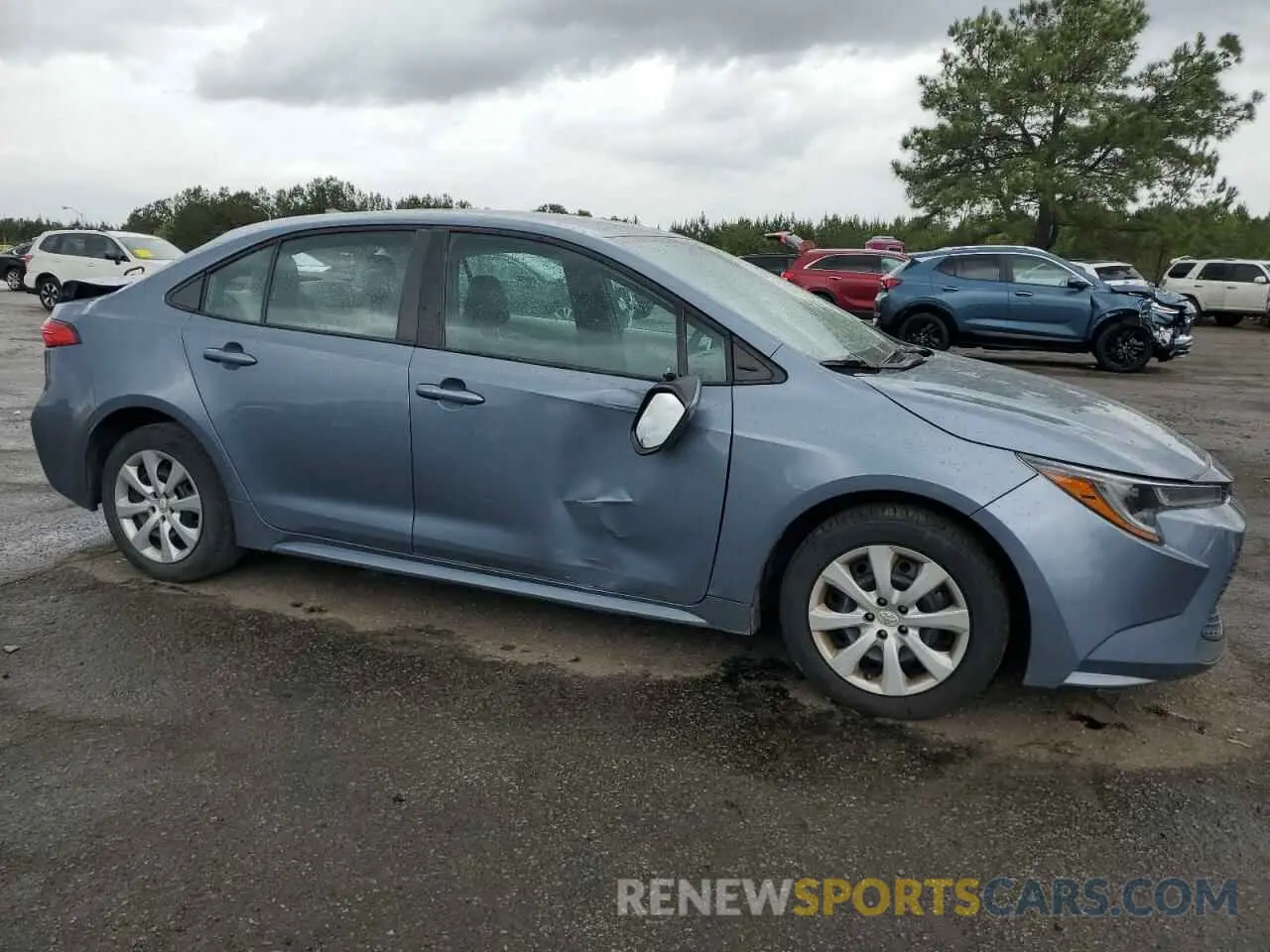 4 fotografías del automóvil dañado 5YFEPMAE6MP187307 TOYOTA COROLLA 2021