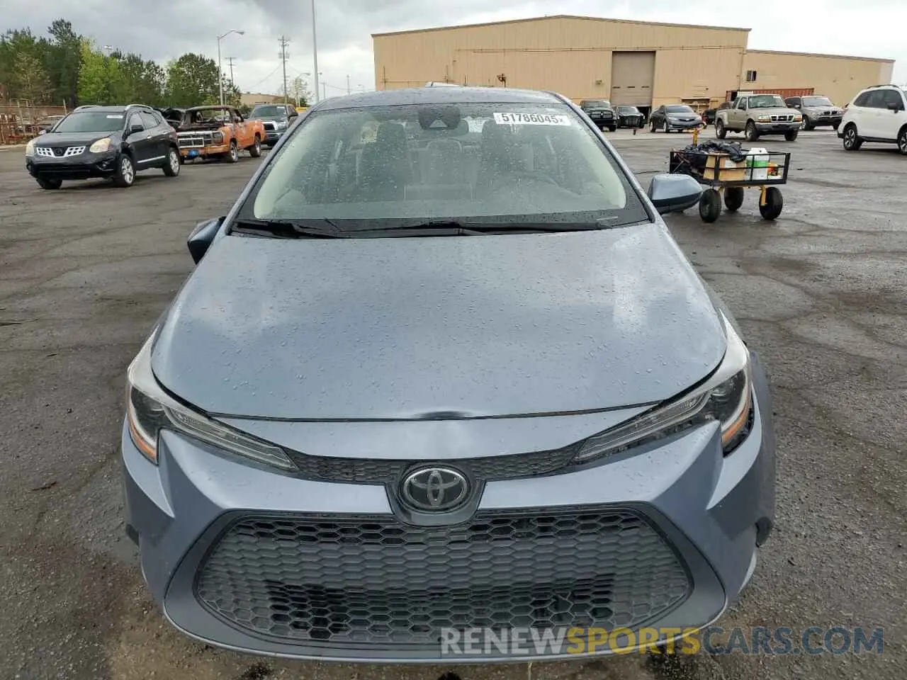 5 fotografías del automóvil dañado 5YFEPMAE6MP187307 TOYOTA COROLLA 2021