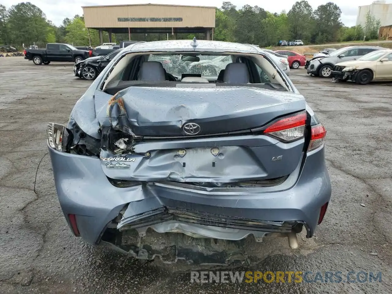 6 fotografías del automóvil dañado 5YFEPMAE6MP187307 TOYOTA COROLLA 2021