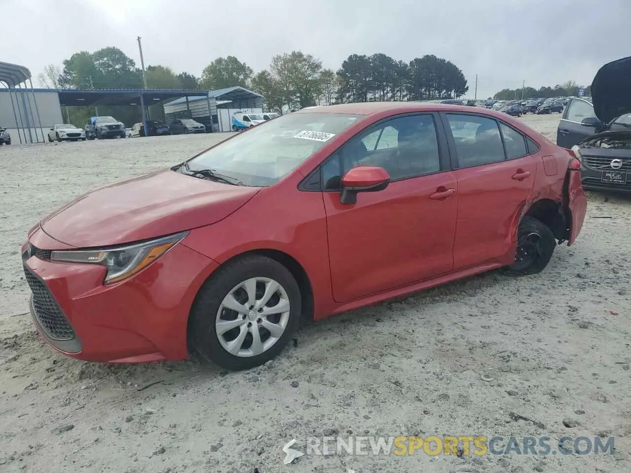 1 fotografías del automóvil dañado 5YFEPMAE6MP187789 TOYOTA COROLLA 2021