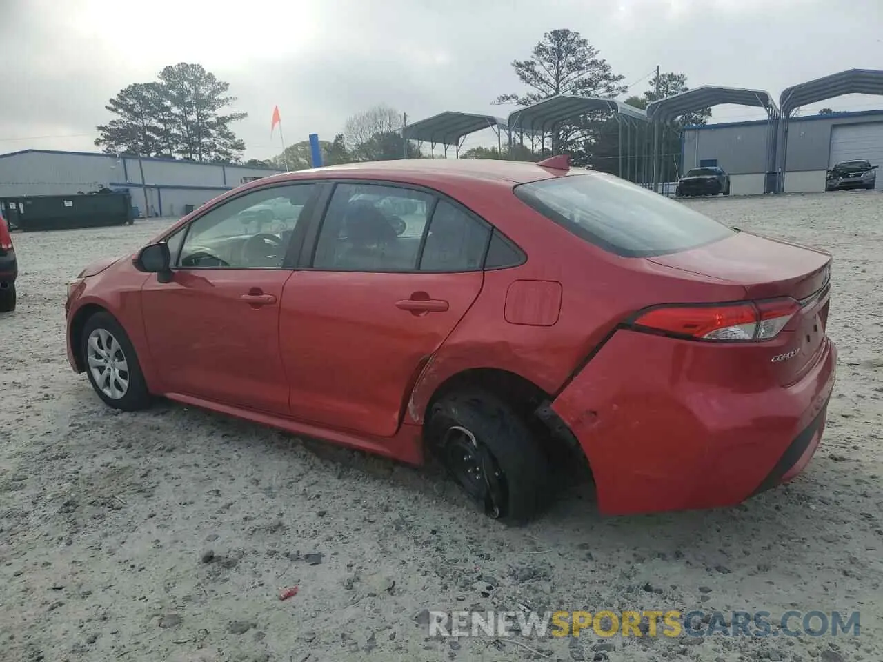 2 fotografías del automóvil dañado 5YFEPMAE6MP187789 TOYOTA COROLLA 2021