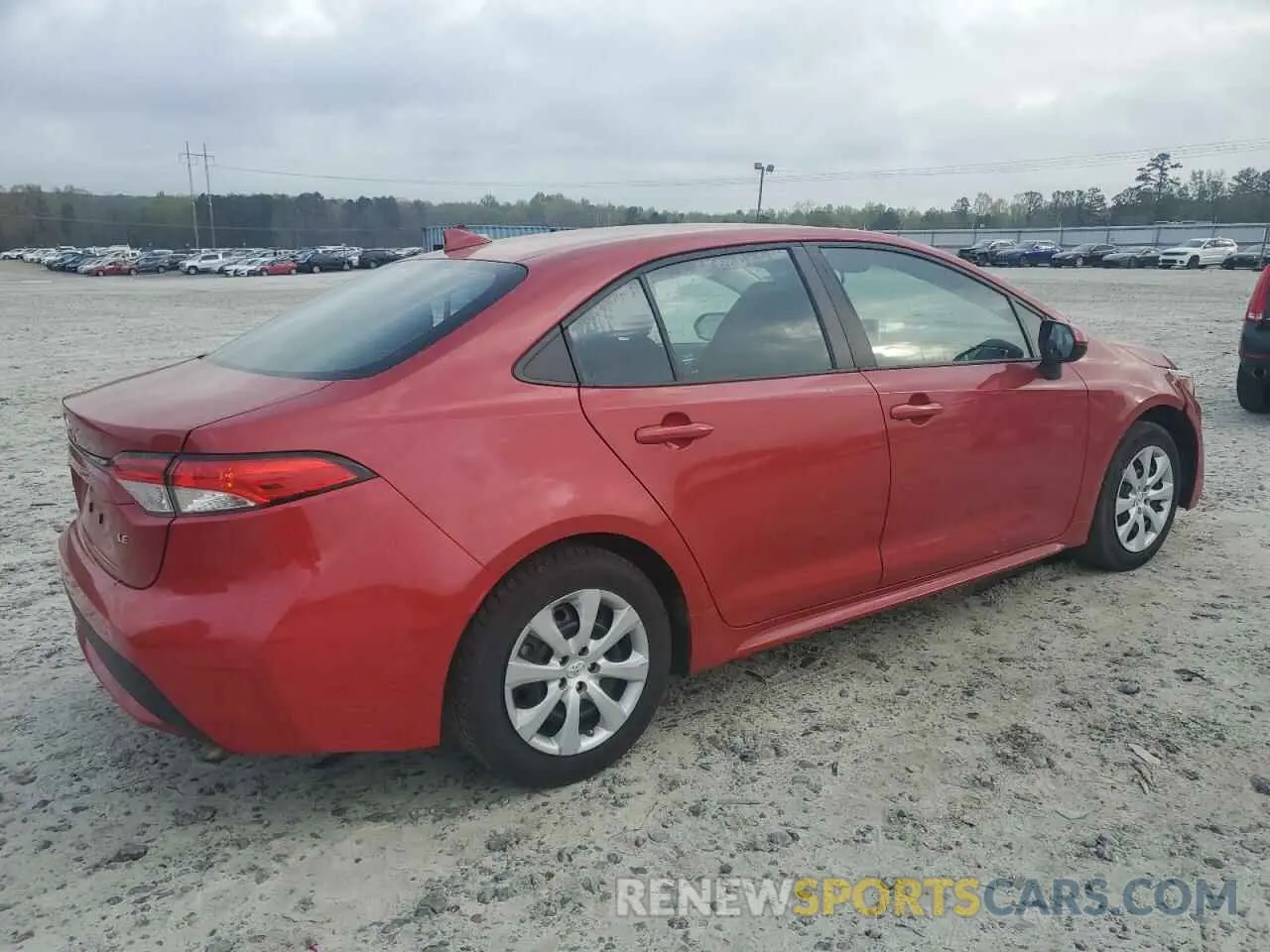 3 fotografías del automóvil dañado 5YFEPMAE6MP187789 TOYOTA COROLLA 2021