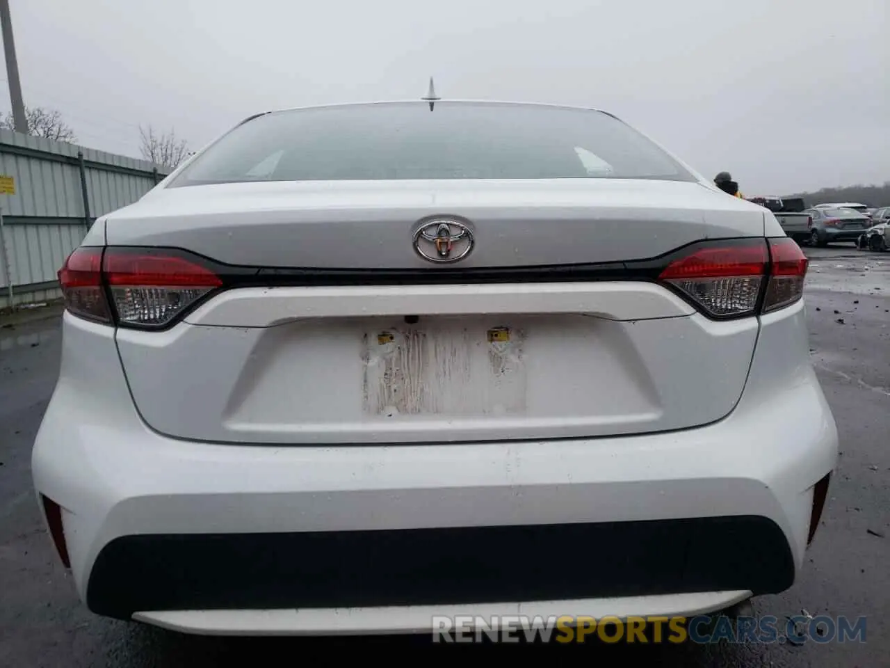 6 fotografías del automóvil dañado 5YFEPMAE6MP187954 TOYOTA COROLLA 2021