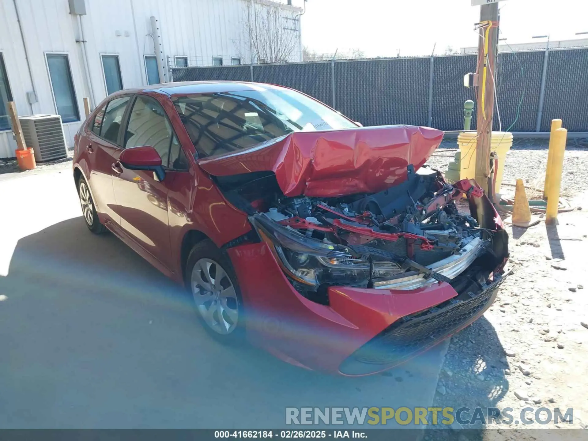 1 fotografías del automóvil dañado 5YFEPMAE6MP189431 TOYOTA COROLLA 2021