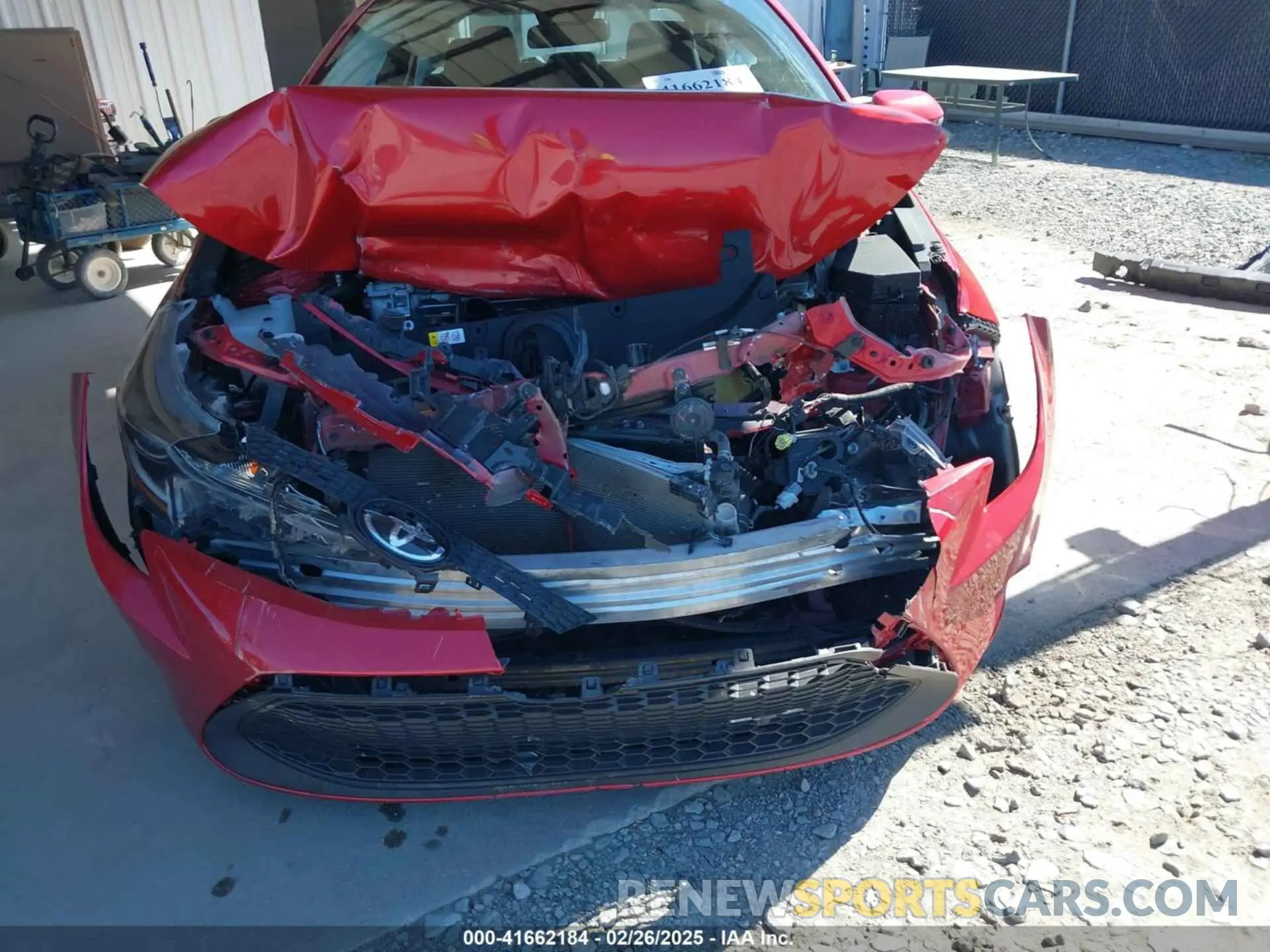 16 fotografías del automóvil dañado 5YFEPMAE6MP189431 TOYOTA COROLLA 2021