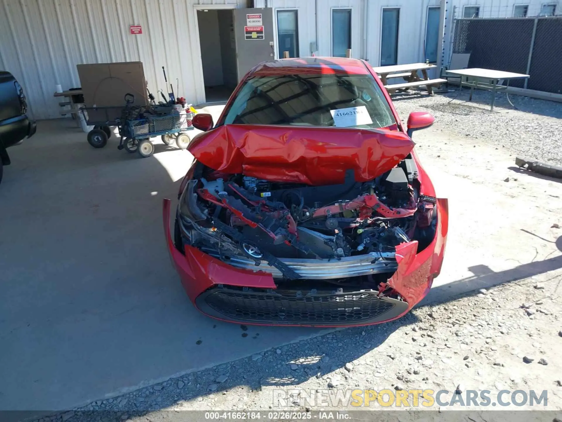 19 fotografías del automóvil dañado 5YFEPMAE6MP189431 TOYOTA COROLLA 2021