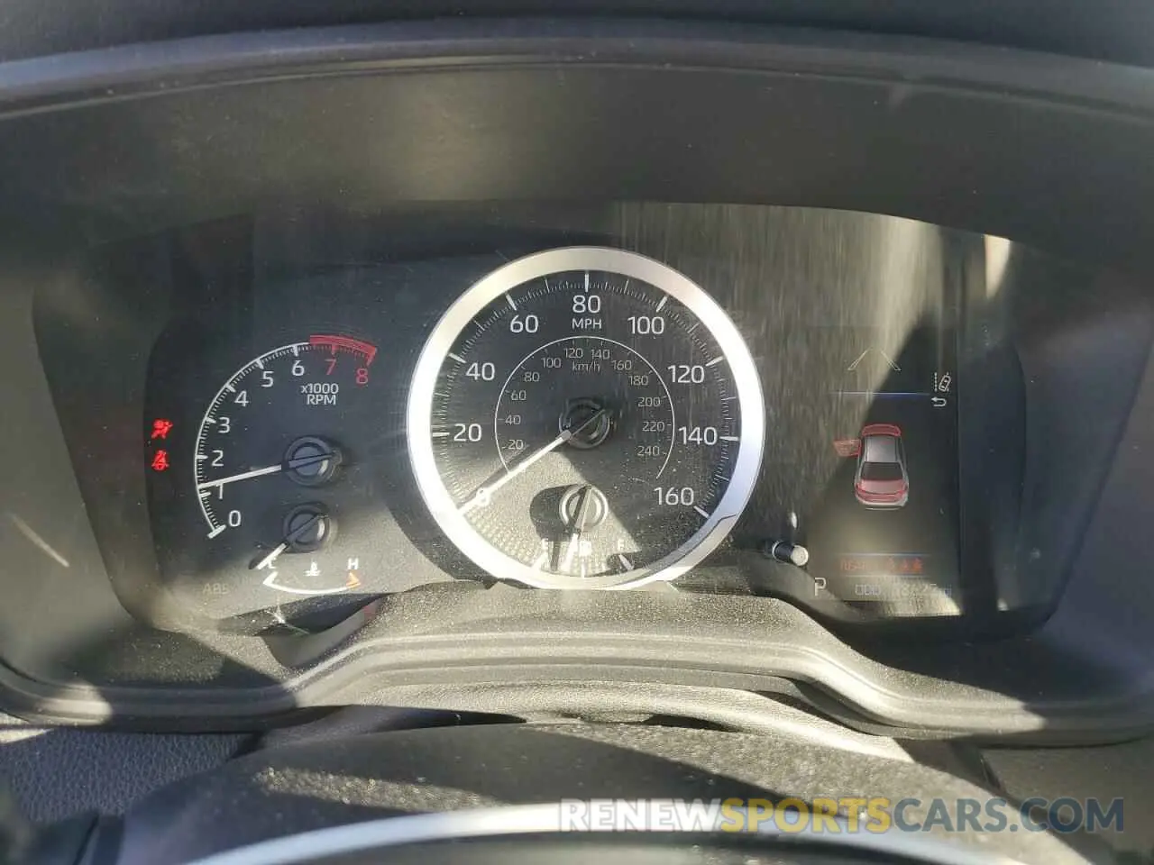 9 fotografías del automóvil dañado 5YFEPMAE6MP191633 TOYOTA COROLLA 2021