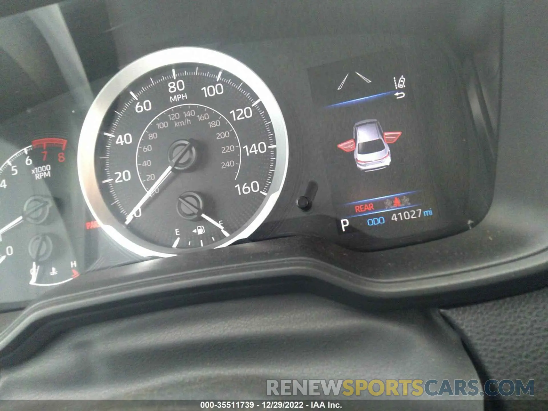 7 fotografías del automóvil dañado 5YFEPMAE6MP192703 TOYOTA COROLLA 2021