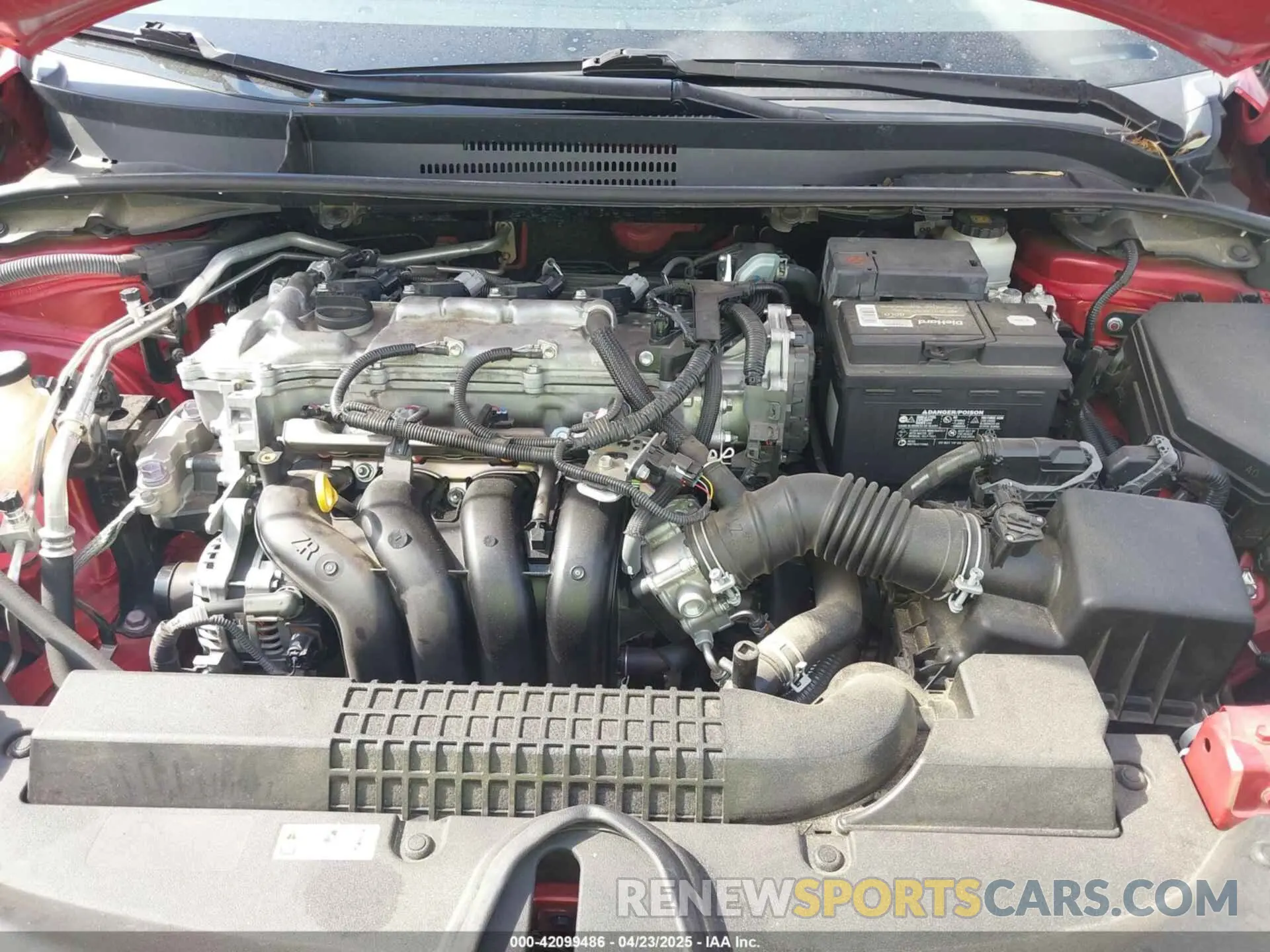 10 fotografías del automóvil dañado 5YFEPMAE6MP196962 TOYOTA COROLLA 2021