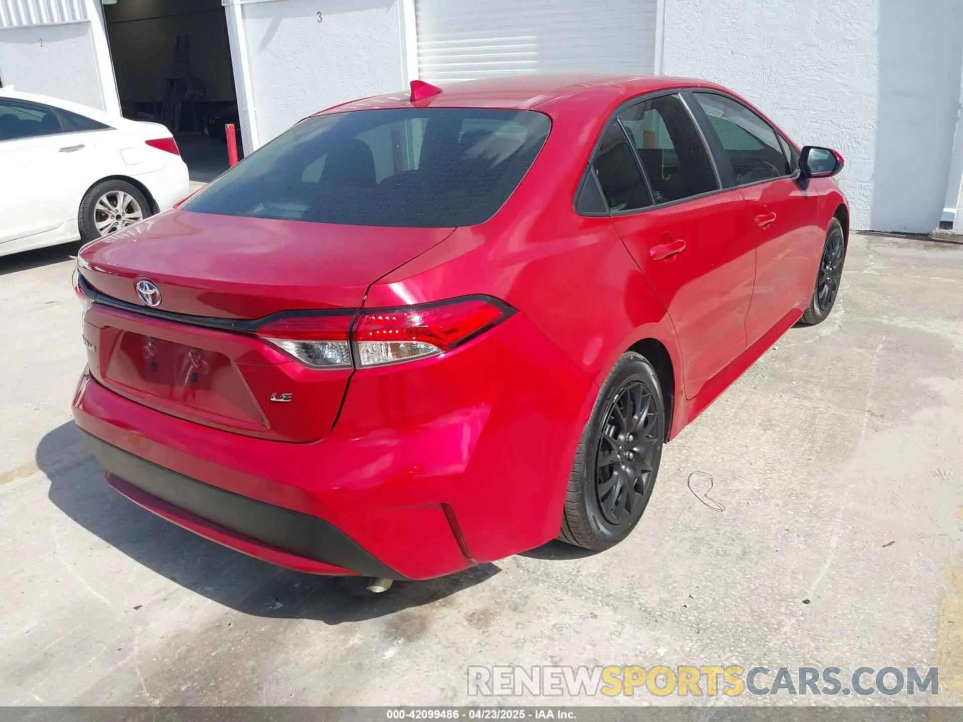4 fotografías del automóvil dañado 5YFEPMAE6MP196962 TOYOTA COROLLA 2021