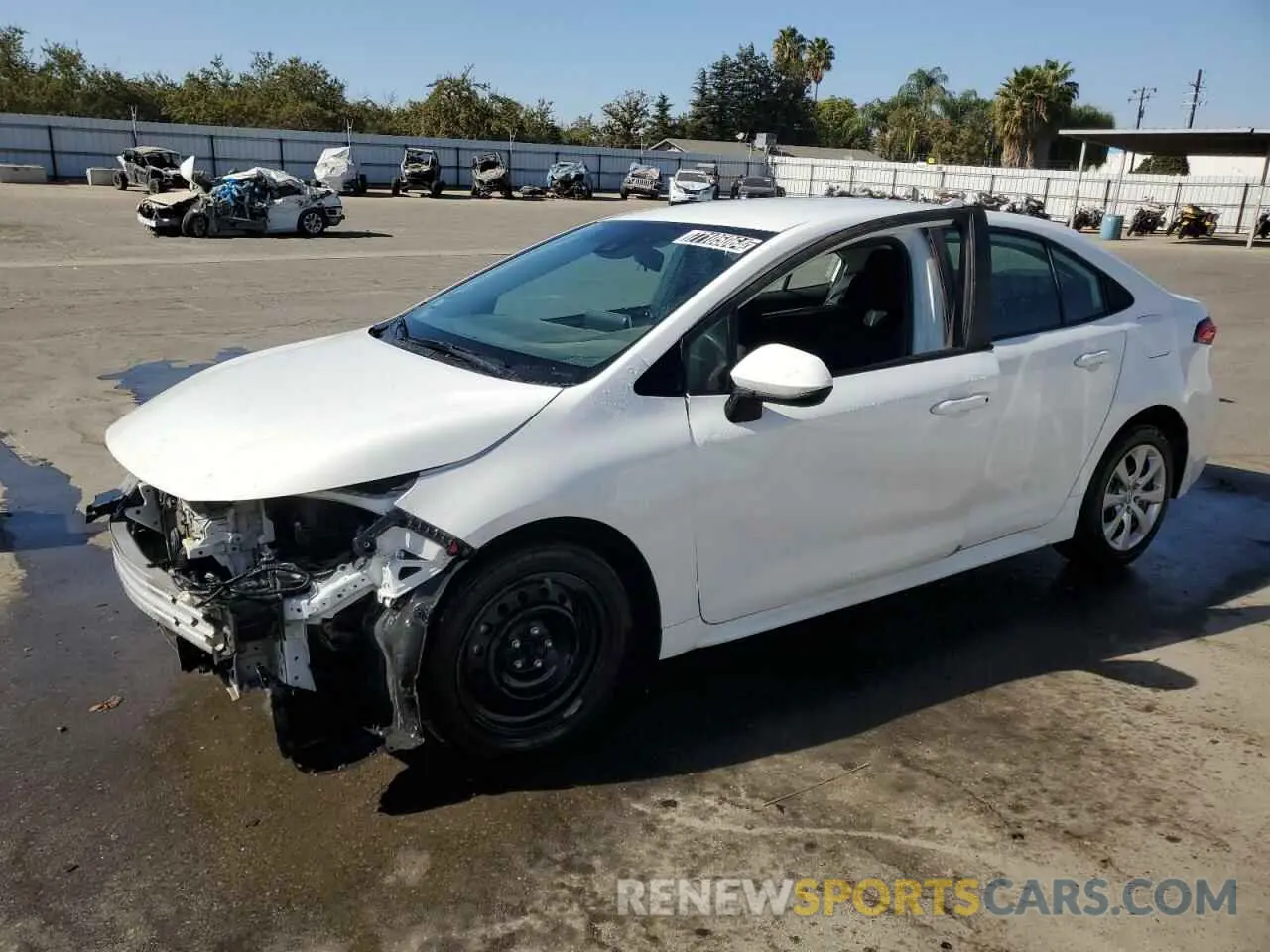 1 fotografías del automóvil dañado 5YFEPMAE6MP206325 TOYOTA COROLLA 2021
