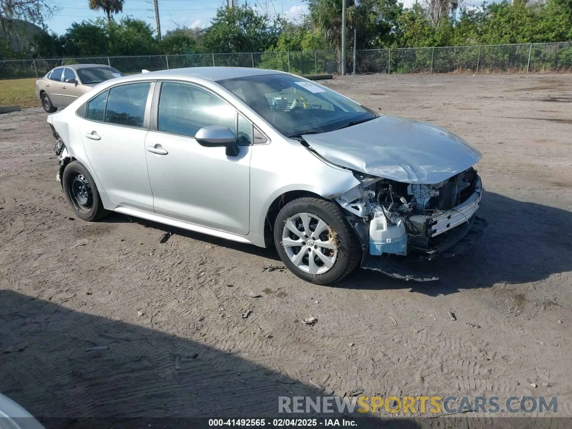 1 fotografías del automóvil dañado 5YFEPMAE6MP211881 TOYOTA COROLLA 2021