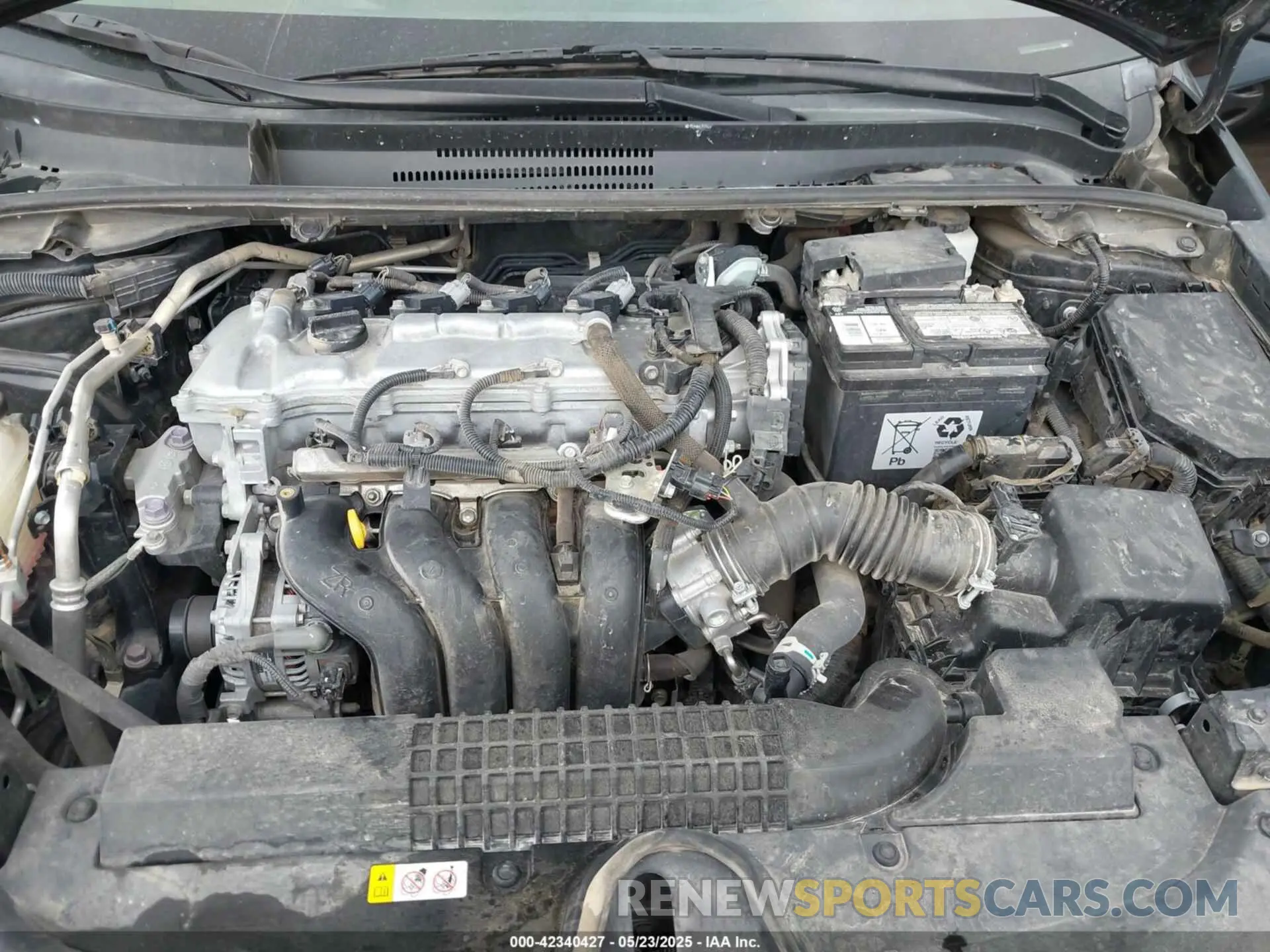 10 fotografías del automóvil dañado 5YFEPMAE6MP214585 TOYOTA COROLLA 2021