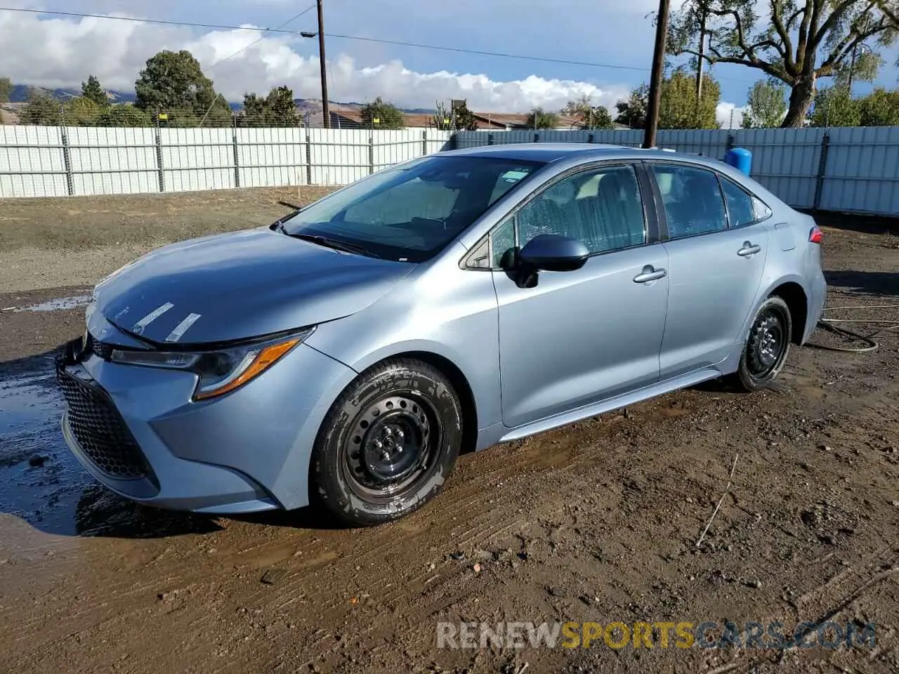 1 fotografías del automóvil dañado 5YFEPMAE6MP216417 TOYOTA COROLLA 2021