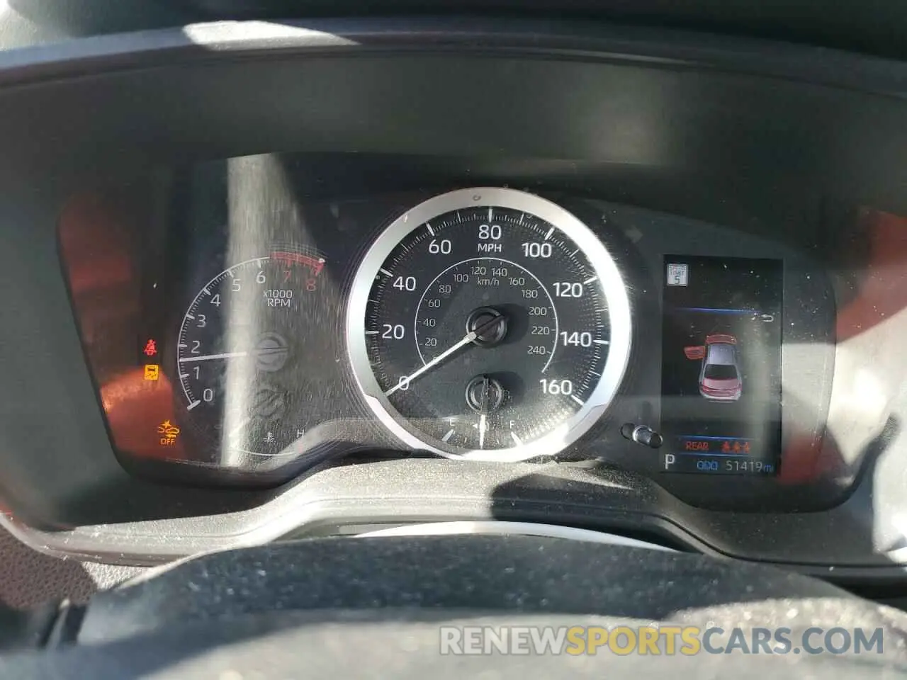 9 fotografías del automóvil dañado 5YFEPMAE6MP216417 TOYOTA COROLLA 2021