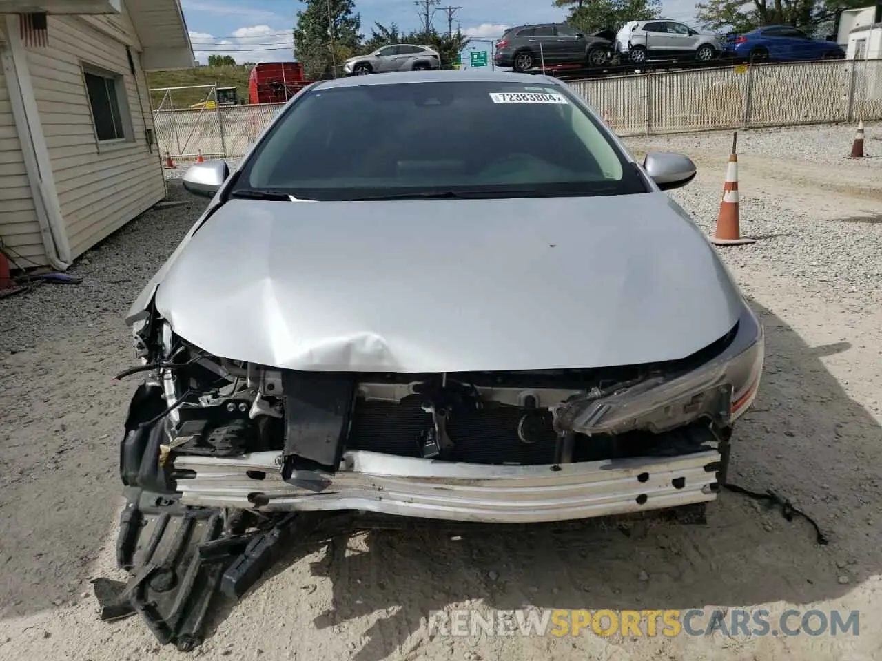 5 fotografías del automóvil dañado 5YFEPMAE6MP216689 TOYOTA COROLLA 2021