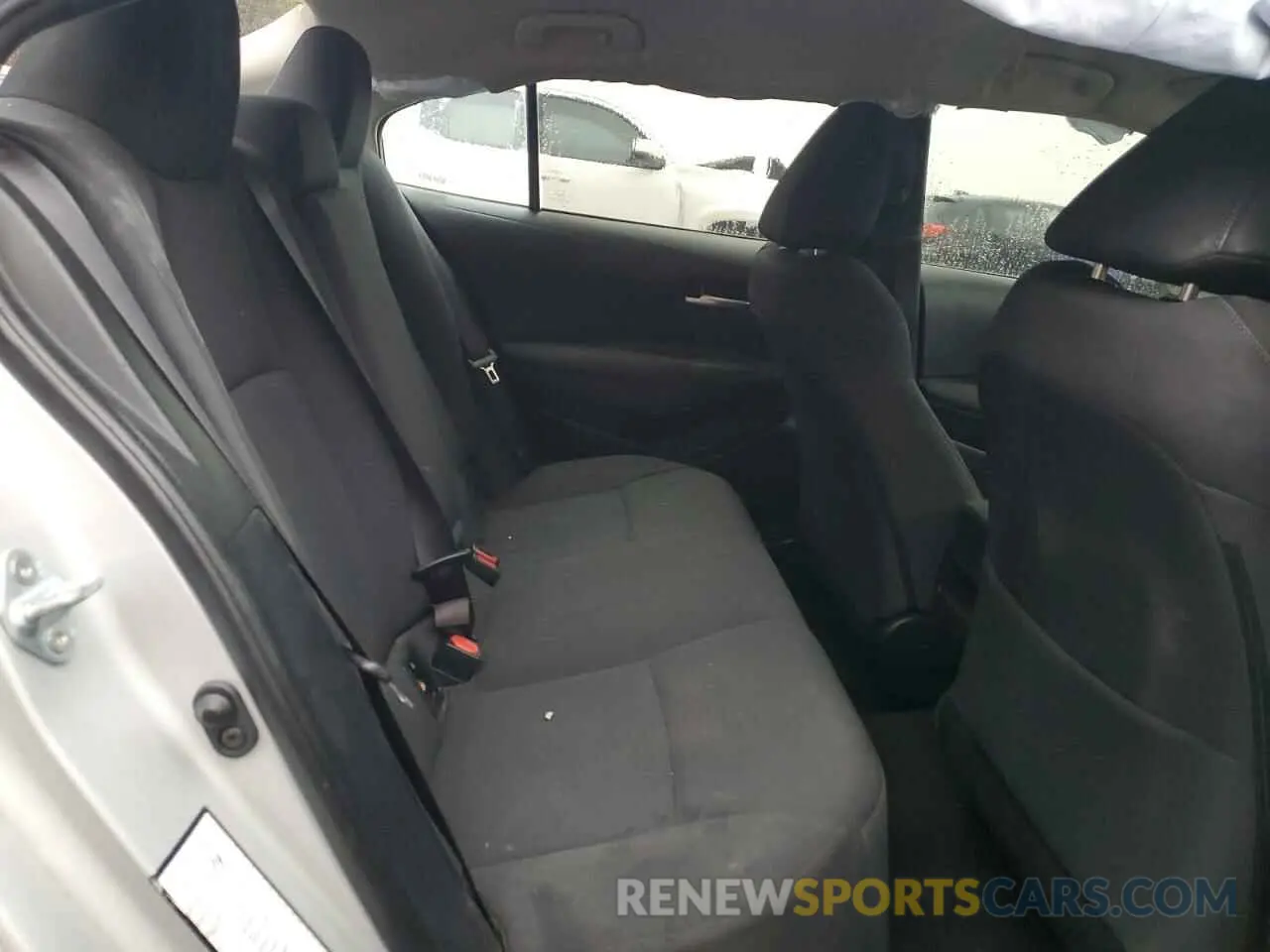 10 fotografías del automóvil dañado 5YFEPMAE6MP222198 TOYOTA COROLLA 2021
