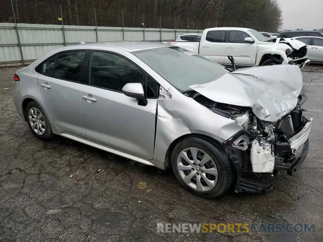 4 fotografías del automóvil dañado 5YFEPMAE6MP222198 TOYOTA COROLLA 2021