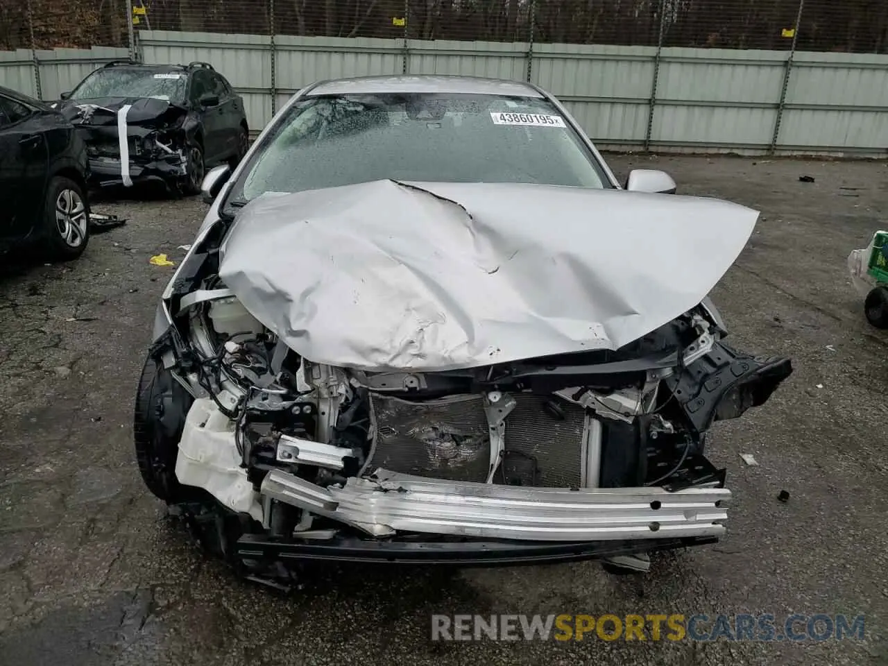 5 fotografías del automóvil dañado 5YFEPMAE6MP222198 TOYOTA COROLLA 2021