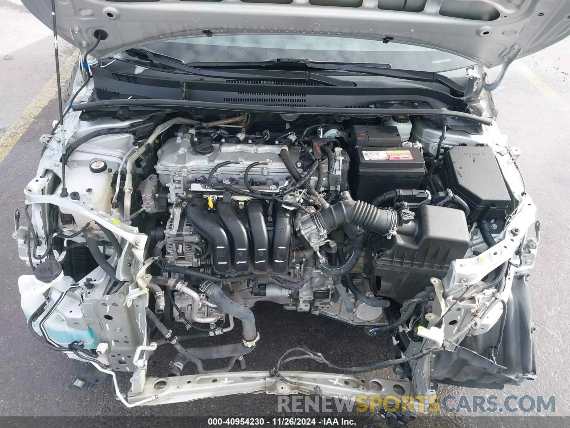 10 fotografías del automóvil dañado 5YFEPMAE6MP224534 TOYOTA COROLLA 2021