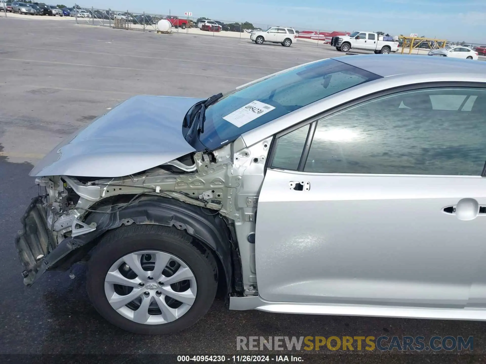 18 fotografías del automóvil dañado 5YFEPMAE6MP224534 TOYOTA COROLLA 2021