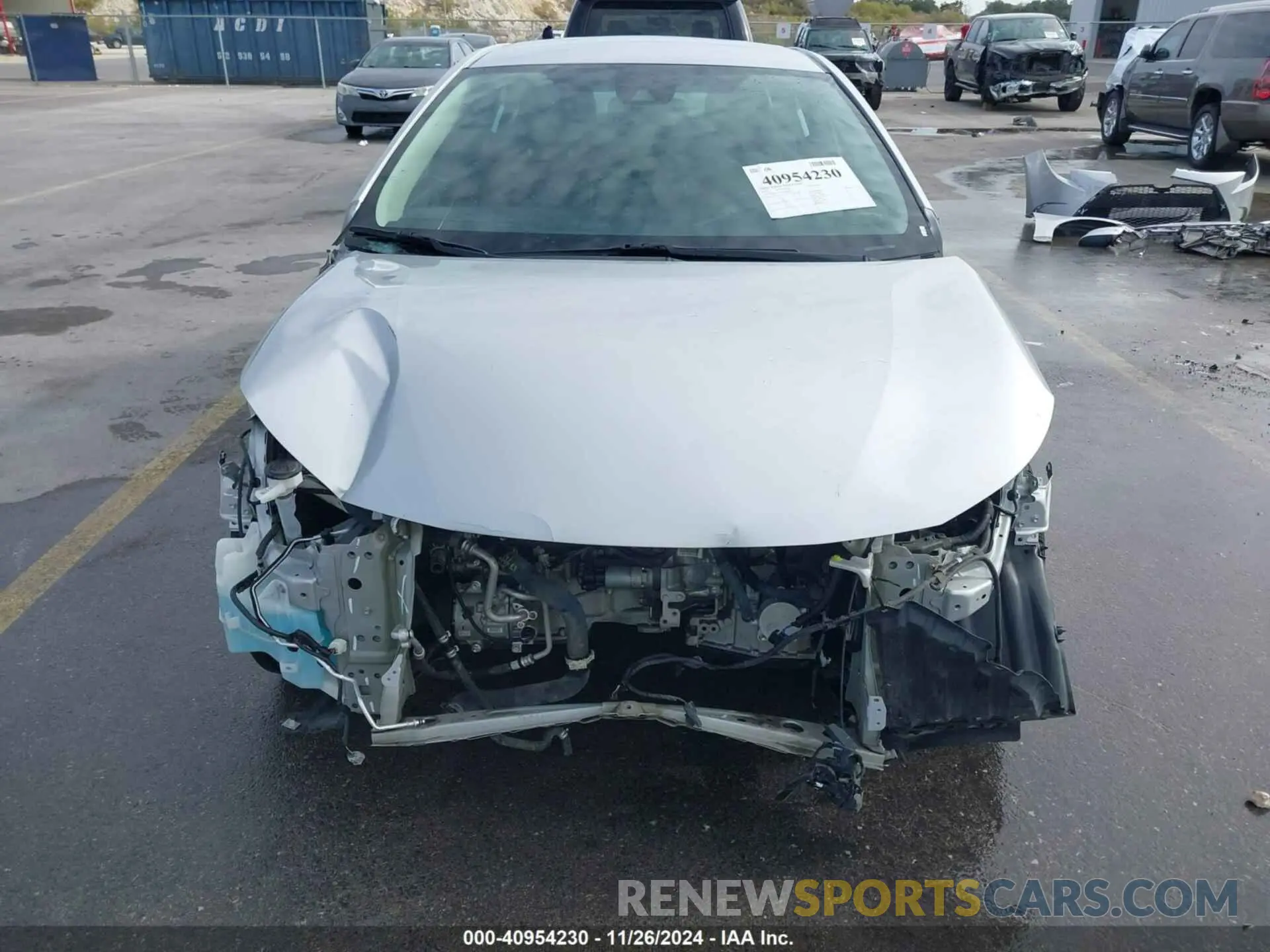 6 fotografías del automóvil dañado 5YFEPMAE6MP224534 TOYOTA COROLLA 2021