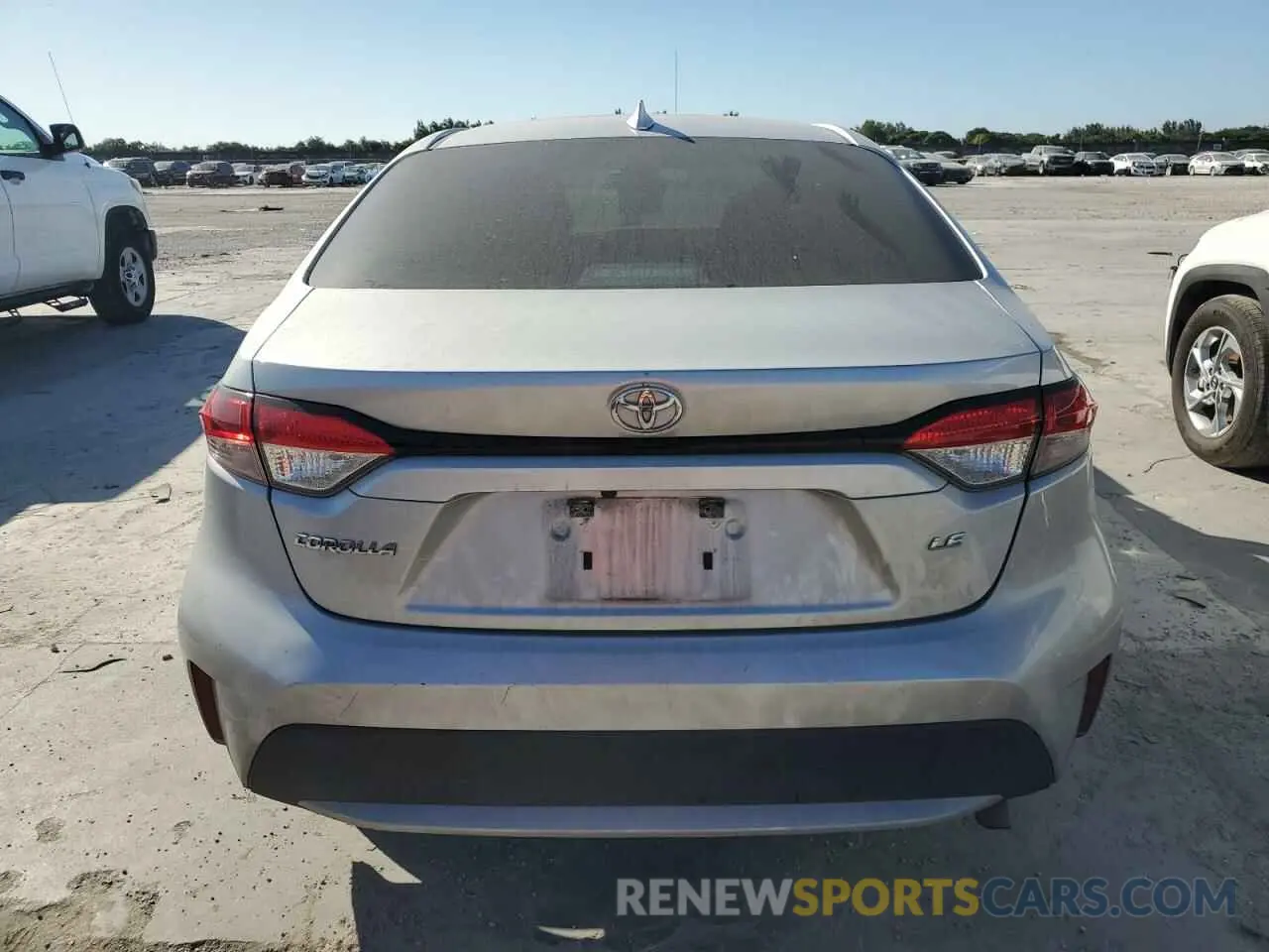 6 fotografías del automóvil dañado 5YFEPMAE6MP228387 TOYOTA COROLLA 2021