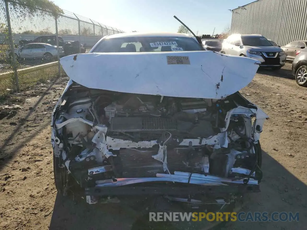 5 fotografías del automóvil dañado 5YFEPMAE6MP228390 TOYOTA COROLLA 2021