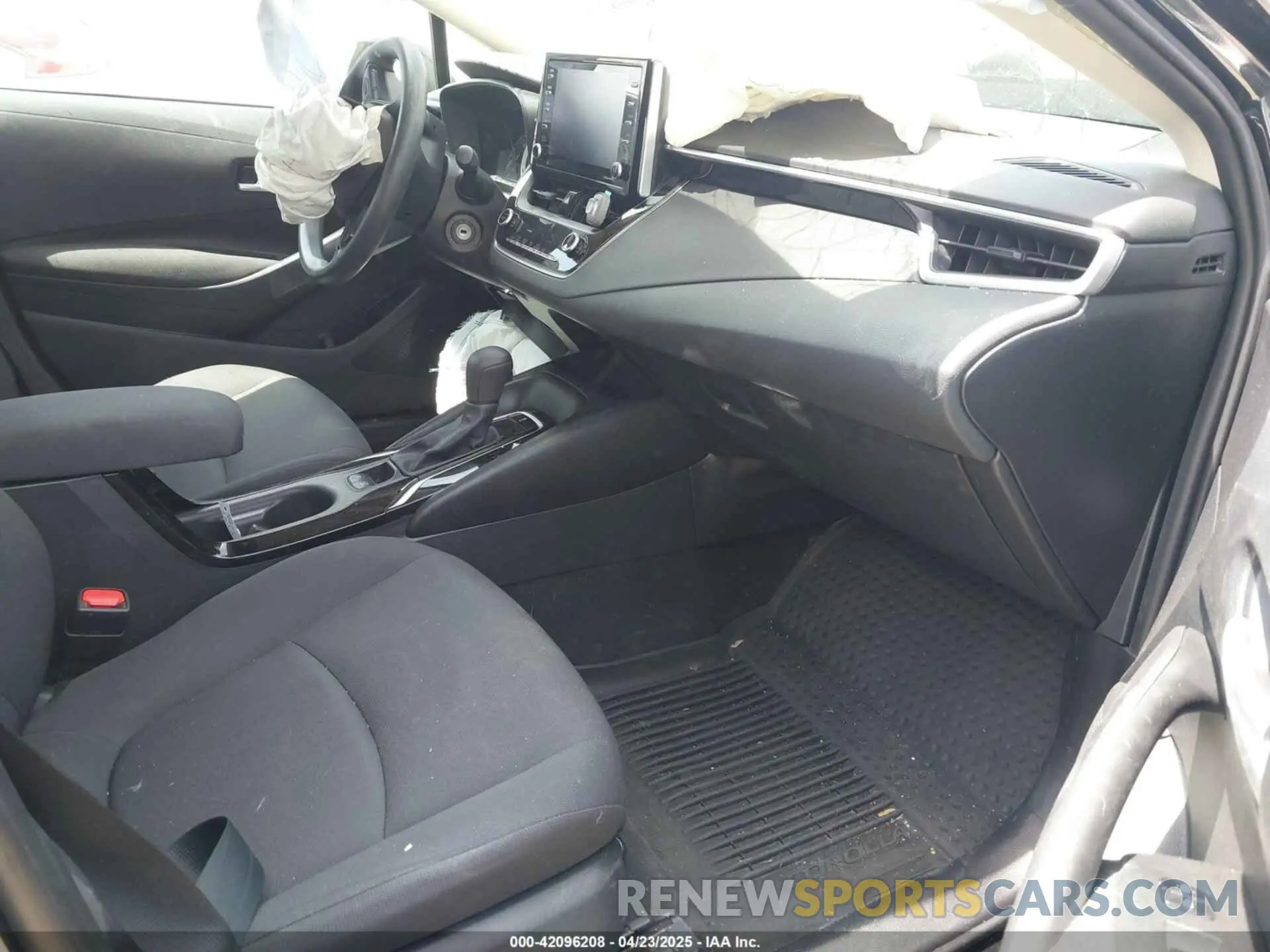 5 fotografías del automóvil dañado 5YFEPMAE6MP231810 TOYOTA COROLLA 2021