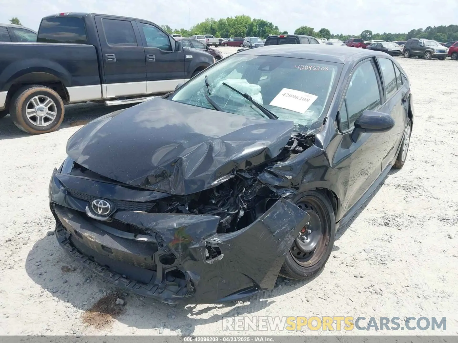 6 fotografías del automóvil dañado 5YFEPMAE6MP231810 TOYOTA COROLLA 2021